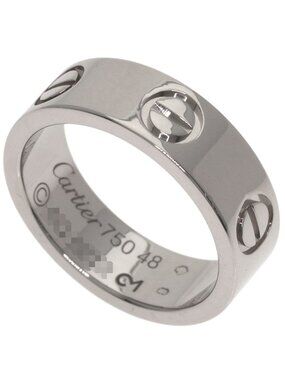 Cartier Love Ring 48 18k White Gold